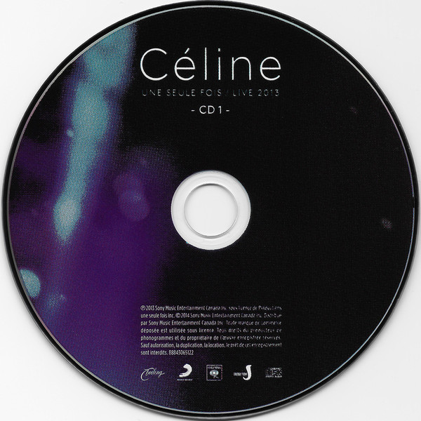 Celine Dion  Celine Une Seule Fois Live 2013 : CD1